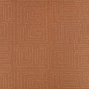 Kuba Embroidery Clay Homespun Embroideries Fabric by Mark Alexander
