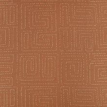 Kuba Embroidery Clay Homespun Embroideries Fabric by Mark Alexander