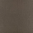 Kuba Embroidery Gunmetal Homespun Embroideries Fabric by Mark Alexander