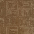 Kuba Embroidery Cumin Homespun Embroideries Fabric by Mark Alexander