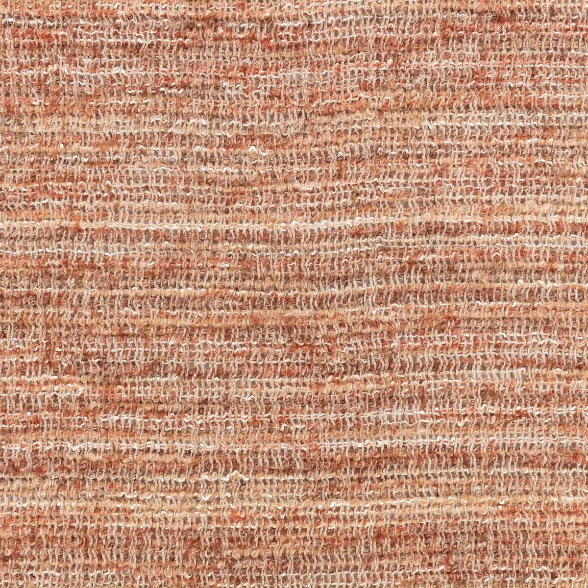 Leno Melange Terracotta Homespun Sheers Fabric by Mark Alexander