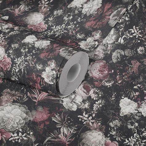 38095-2 Floral Mata Hari - Living Walls Wallpaper by A S Creation