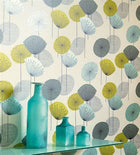 210501 ( DFIF210501 ) DOPWDA104 Dandelion Clocks 50s Wallpapers by Sanderson