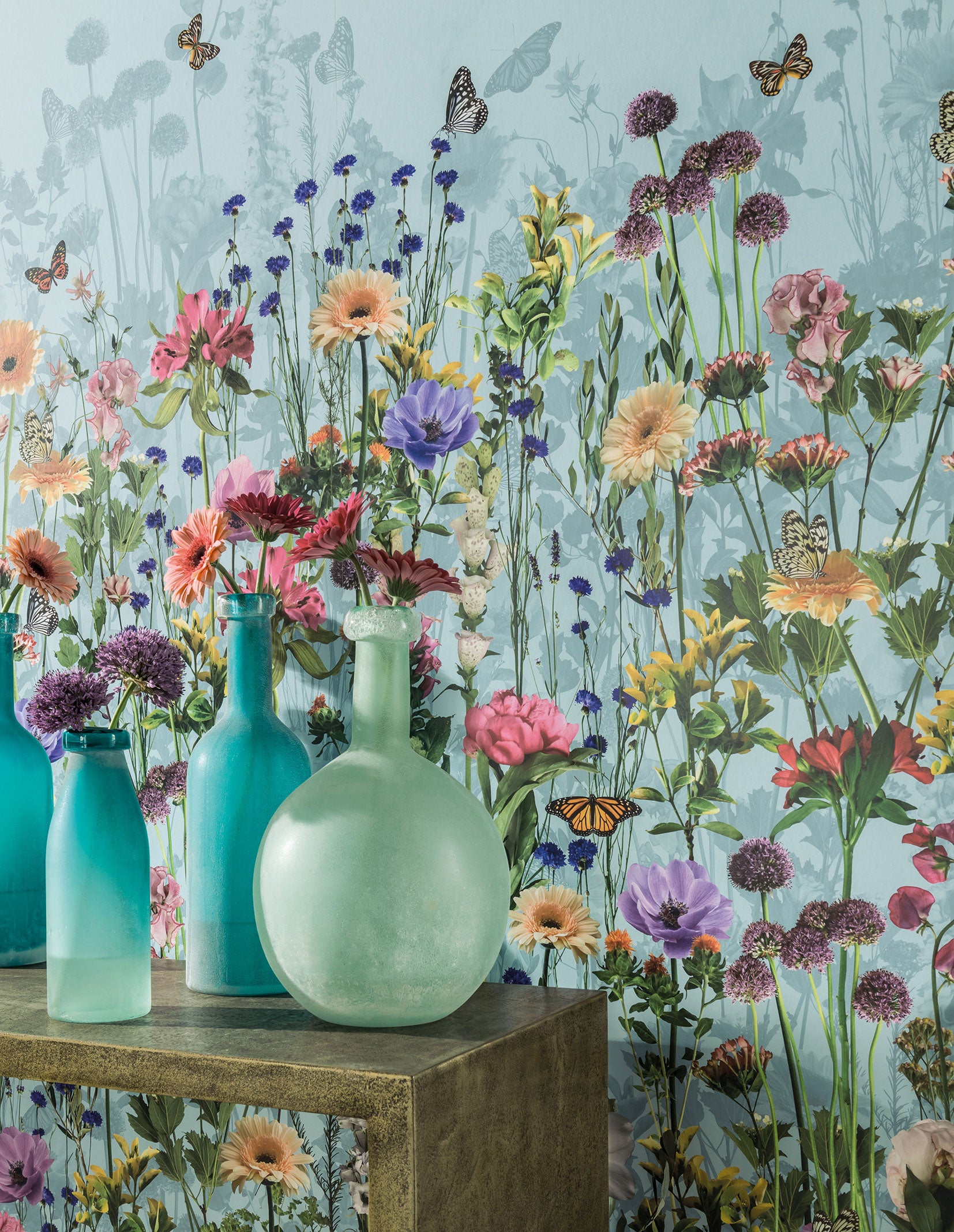 Deya Meadow The Wallpaper Collection Mural by Matthew Williamson