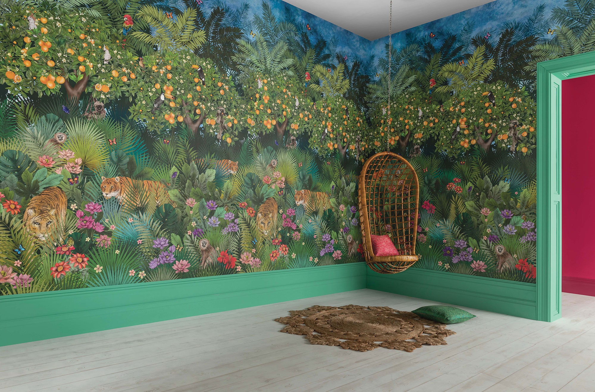 Tiger Grove The Wallpaper Collection Mural by Matthew Williamson