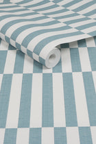 121203 Optimism Stripe Blue Wallpaper by Next