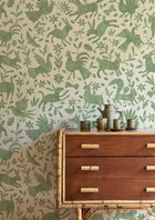 LW 352 658 Otomi Leafy Wallpaper by Lewis & Wood