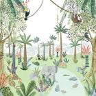 OUTD200697509 In The Heart Of The Jungle Large Panel Once Upon A Time 2 Wallpaper by Casadeco