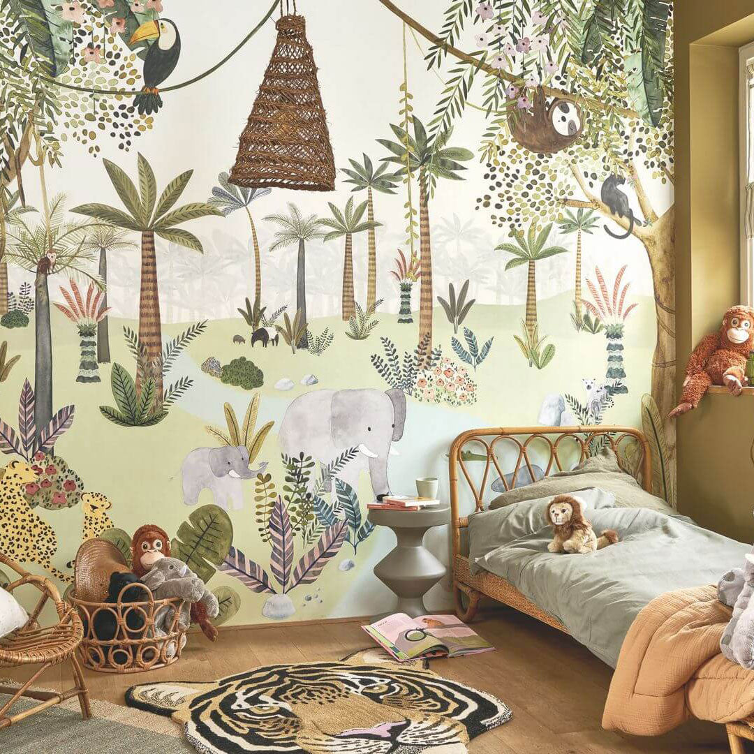 OUTD200697508 In The Heart Of The Jungle Medium Panel Once Upon A Time 2 Wallpaper by Casadeco