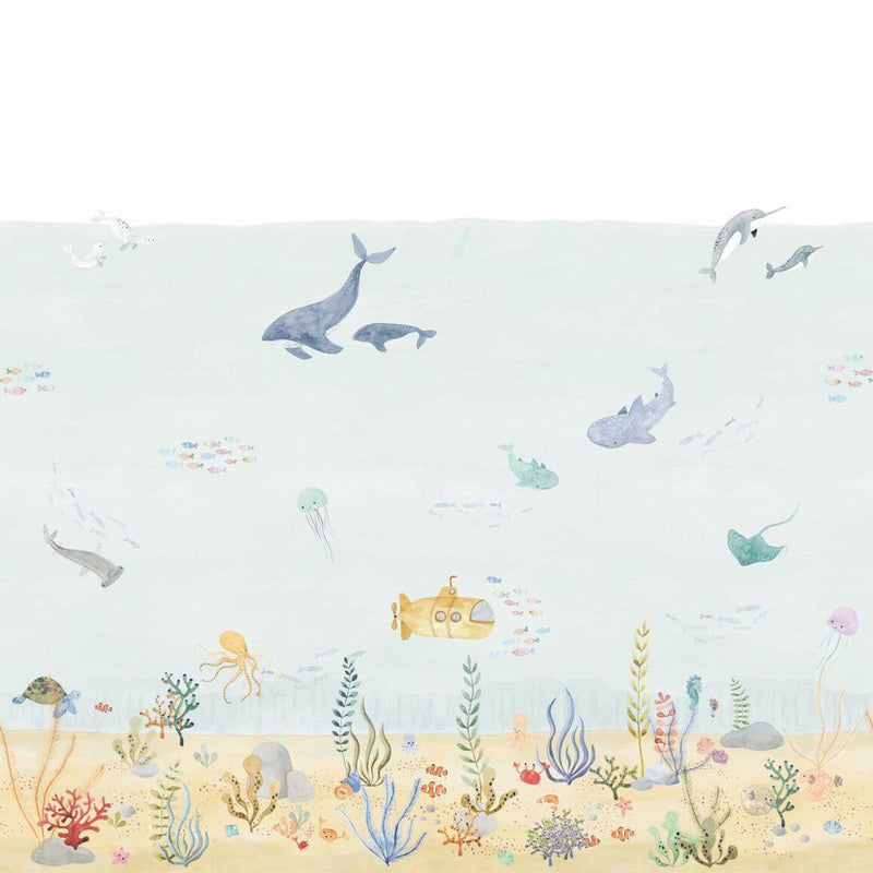 OUTD200706208 Exploration Under The Sea Medium Panel Once Upon A Time 2 Wallpaper by Casadeco