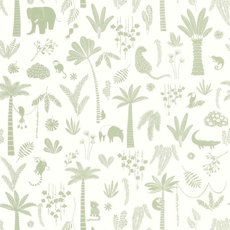 OUTD200767337 Poetic Jungle Once Upon A Time 2 Wallpaper by Casadeco