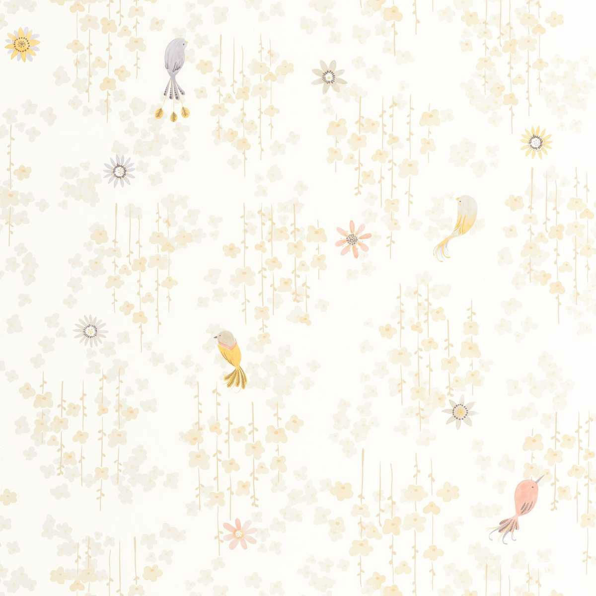 OUTD200781212 Tropical Birds Once Upon A Time 2 Wallpaper by Casadeco