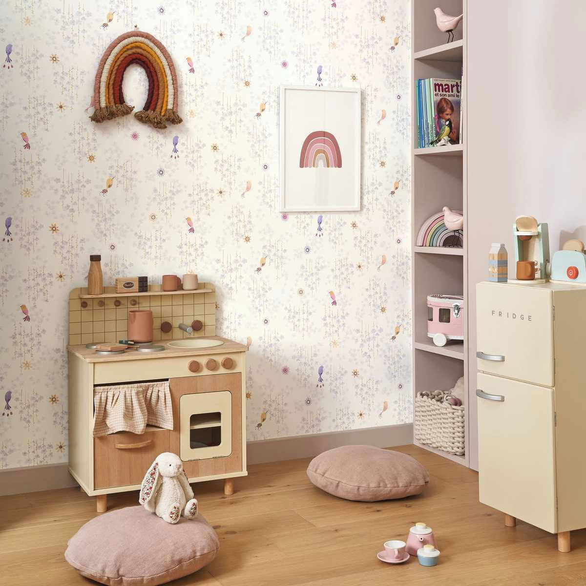 OUTD200785775 Tropical Birds Once Upon A Time 2 Wallpaper by Casadeco