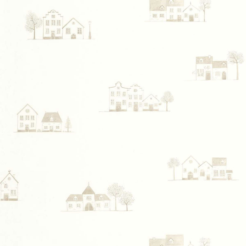 OUTD200841221 Walk In The Village Once Upon A Time 2 Wallpaper by Casadeco