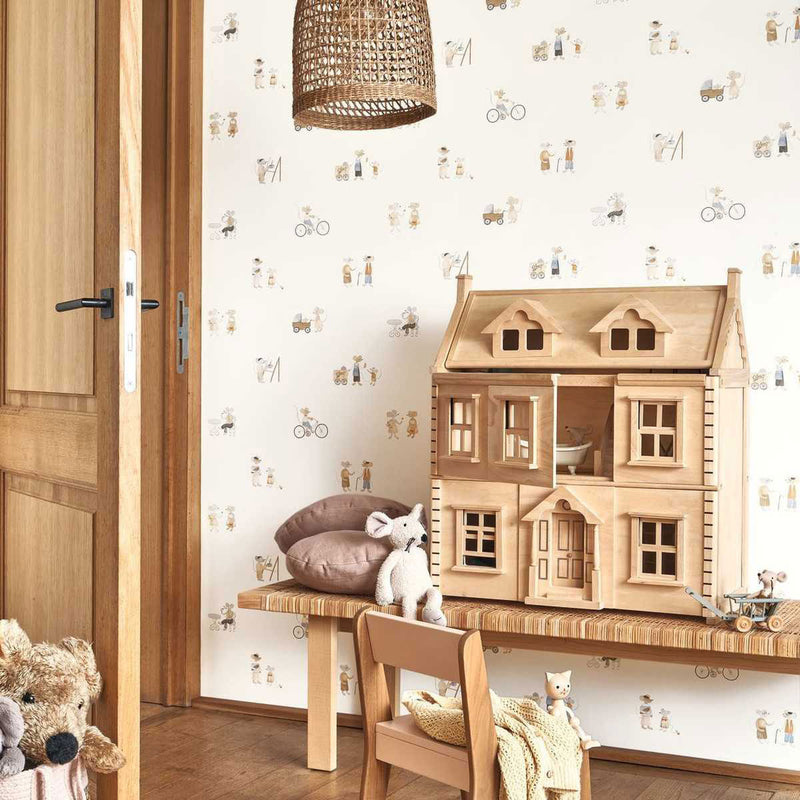 OUTD200871919 Neighbors Of The Village Once Upon A Time 2 Wallpaper by Casadeco