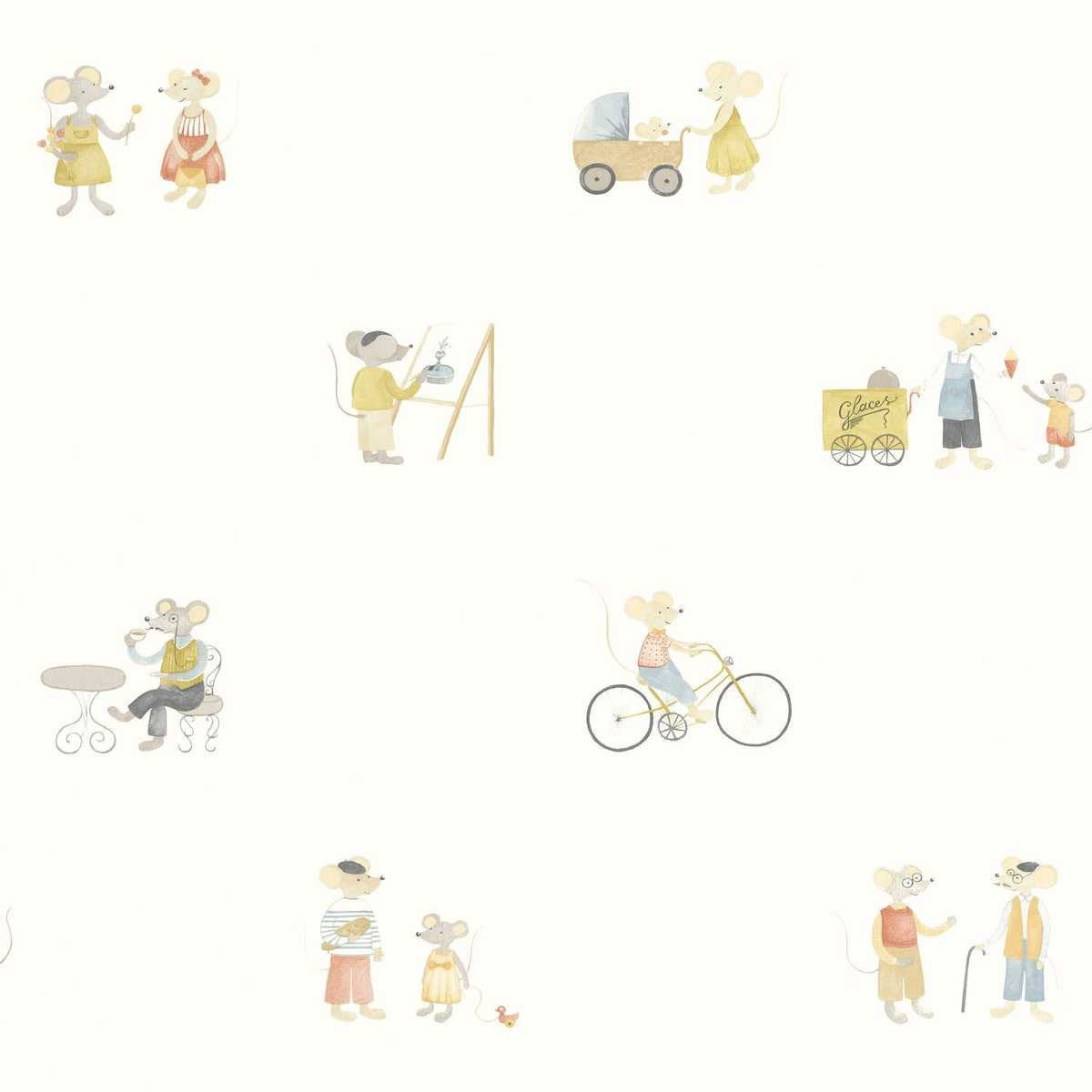 OUTD200878707 Neighbors Of The Village Once Upon A Time 2 Wallpaper by Casadeco