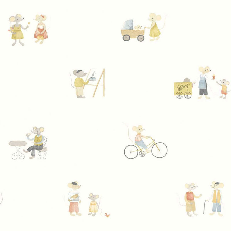 OUTD200878707 Neighbors Of The Village Once Upon A Time 2 Wallpaper by Casadeco