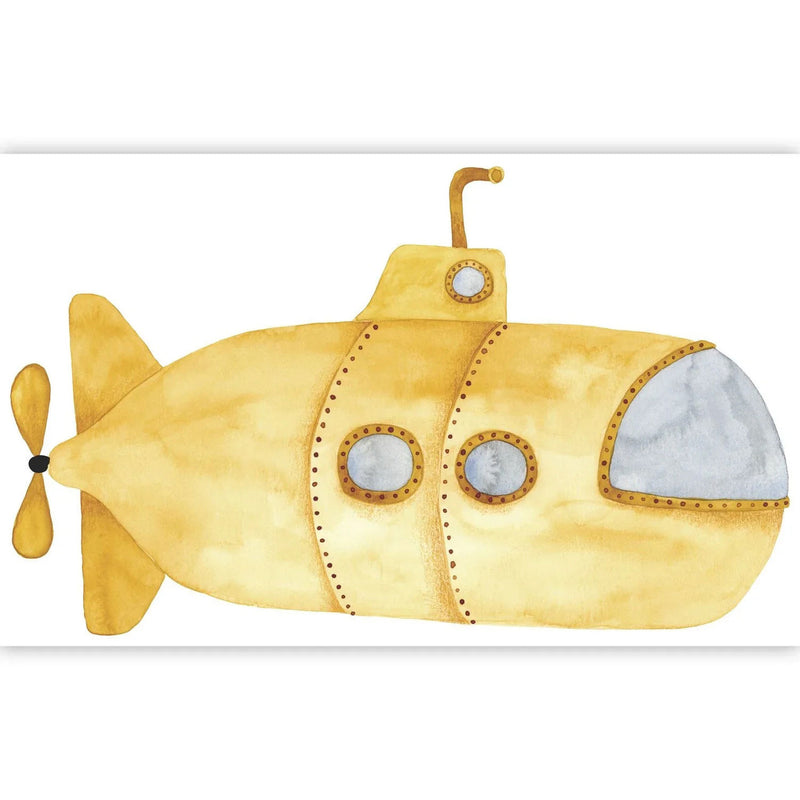 OUTD200992323 Yellow Submarine Spray Up Panel Once Upon A Time 2 Wallpaper by Casadeco