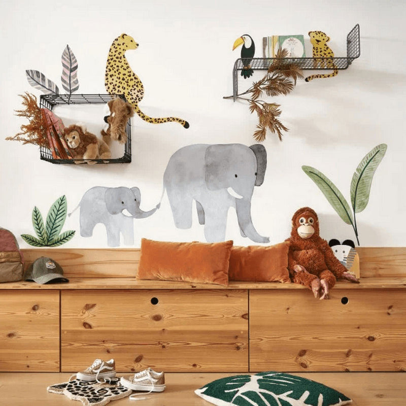 OUTD201019797 Elephants March Spray Up Panel Once Upon A Time 2 Wallpaper by Casadeco