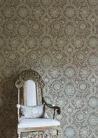 LW 294 576 Oxus Casement Blue Wallpaper by Lewis & Wood