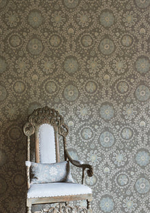 LW 294 576 Oxus Casement Blue Wallpaper by Lewis & Wood