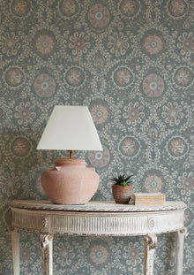 LW 294 577 Oxus Marina Rose Wallpaper by Lewis & Wood