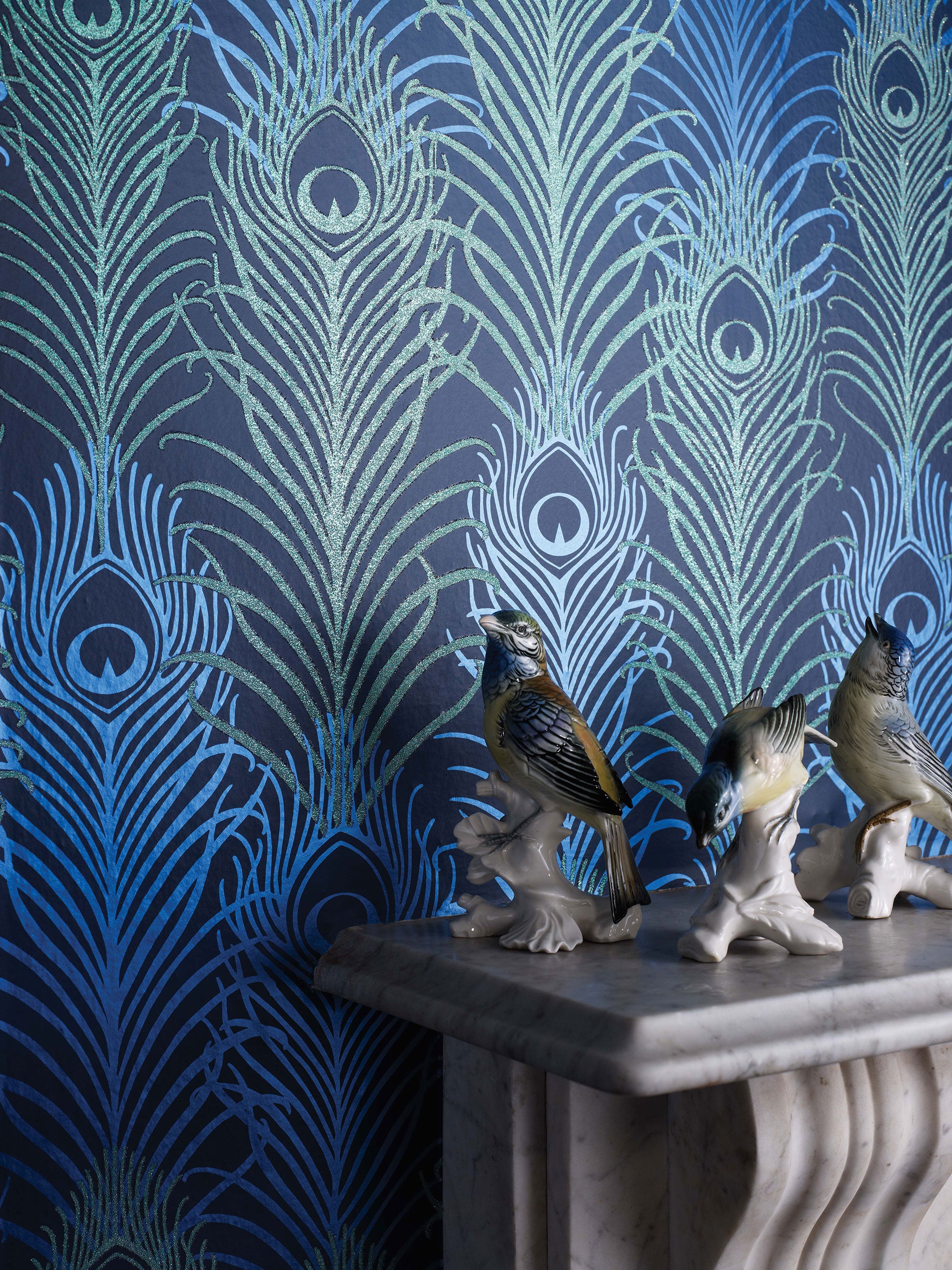 Peacock The Wallpaper Collection Wallpaper by Matthew Williamson