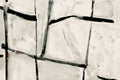 Ocean Squares Vinyl Ash Wallpaper by Christopher Farr Cloth