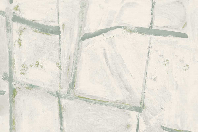 Ocean Squares Vinyl Frost Wallpaper by Christopher Farr Cloth