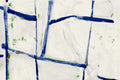 Ocean Squares Vinyl Ultramarine Wallpaper by Christopher Farr Cloth
