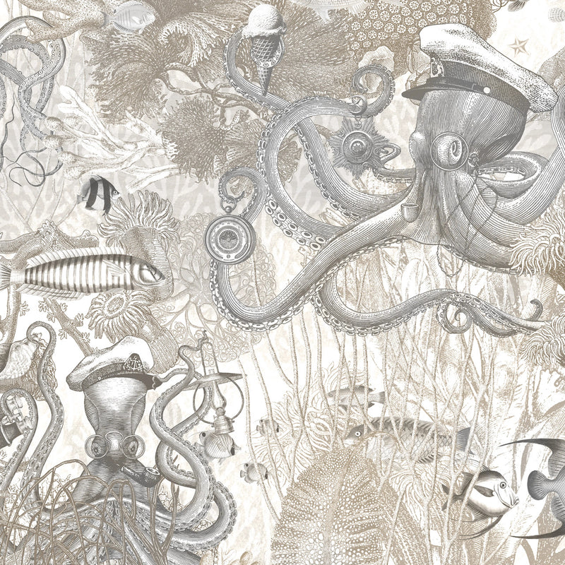BMWL005/06A Octopus Wild Life Wallpaper by Brand McKenzie