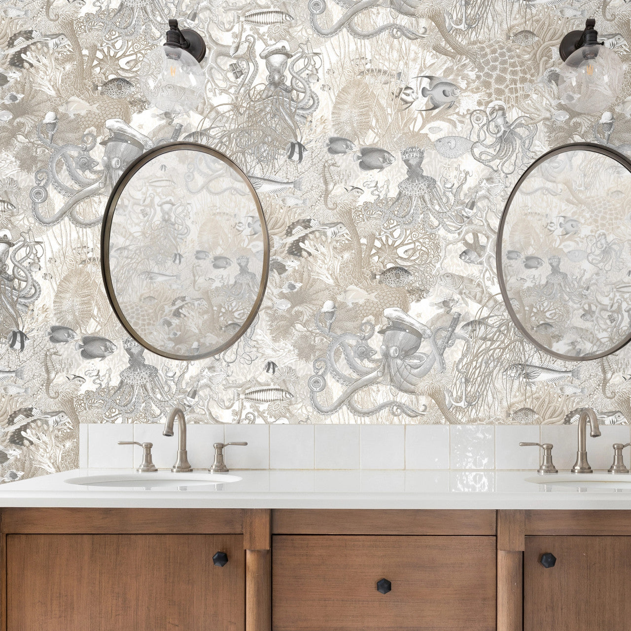 BMWL005/06A Octopus Wild Life Wallpaper by Brand McKenzie