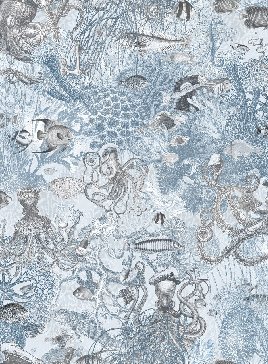 BMWL005/06D Octopus Wild Life Wallpaper by Brand McKenzie