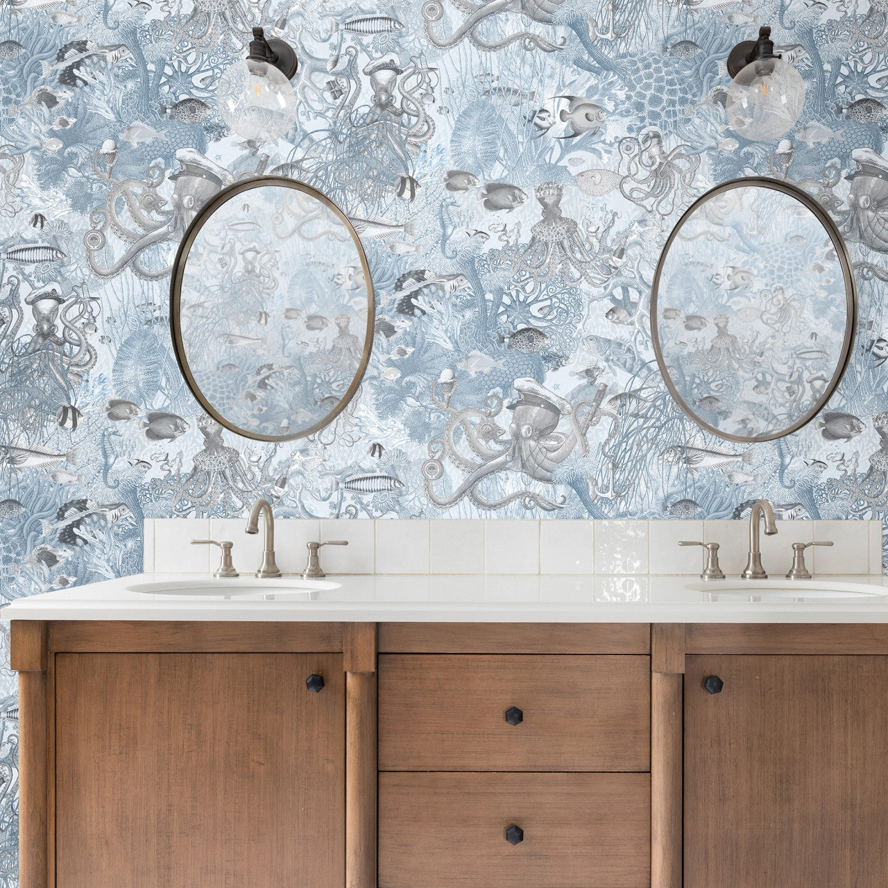 BMWL005/06D Octopus Wild Life Wallpaper by Brand McKenzie