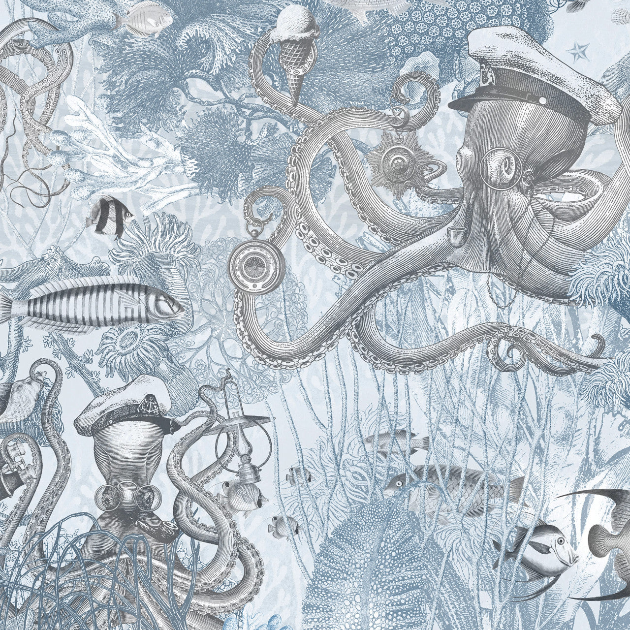 BMWL005/06D Octopus Wild Life Wallpaper by Brand McKenzie