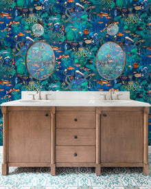 BMWL005/06F Octopus Wild Life Wallpaper by Brand McKenzie