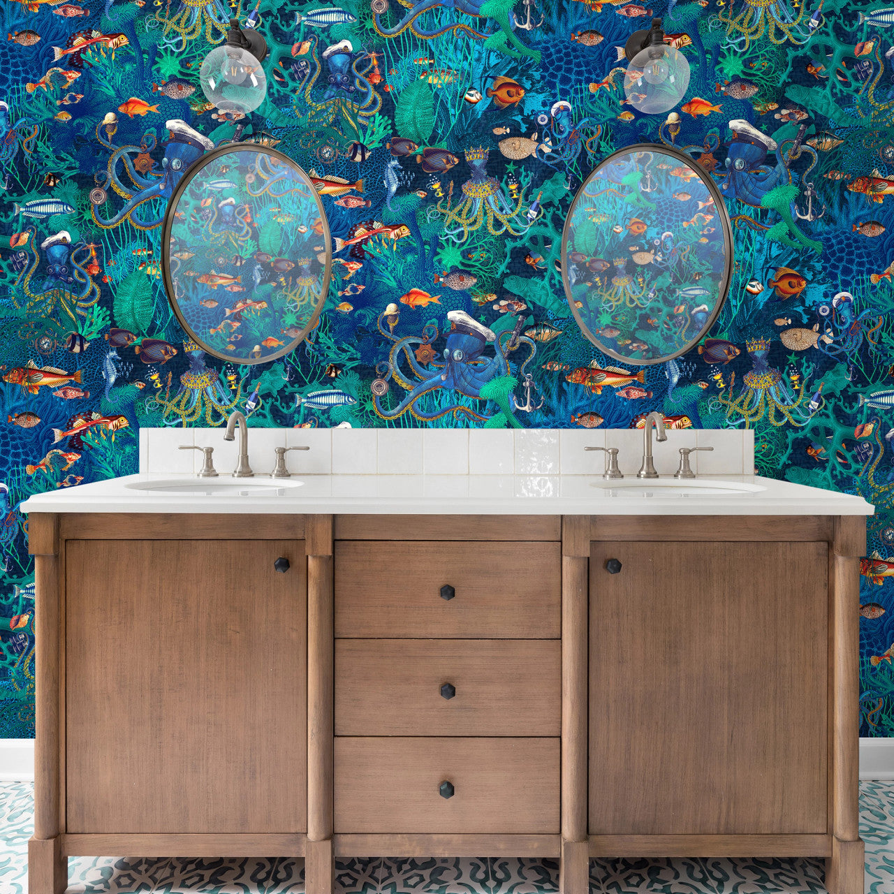 BMWL005/06F Octopus Wild Life Wallpaper by Brand McKenzie