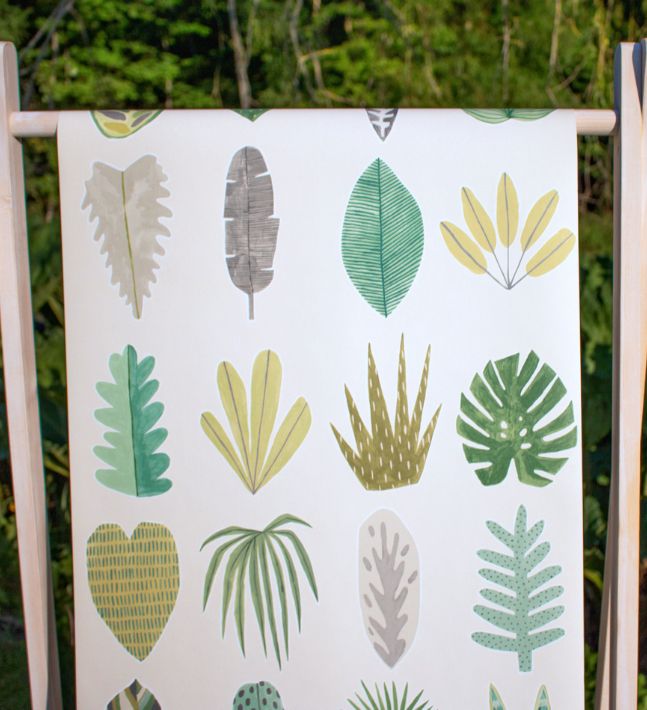 GHS50105W Leaf Boogie Forest Wallpaper by Ohpopsi