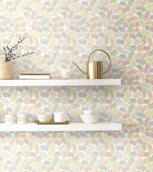 GHS50157W Elements Bark & Sage Wallpaper by Ohpopsi