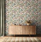 GHS50121W Flora Midnight Blush Wallpaper by Ohpopsi