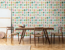 GHS50108W Leaf Boogie Tropical Mix Wallpaper by Ohpopsi