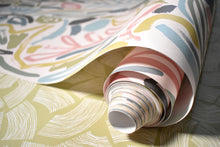 GHS50145W Verdure Periwinkle Wallpaper by Ohpopsi