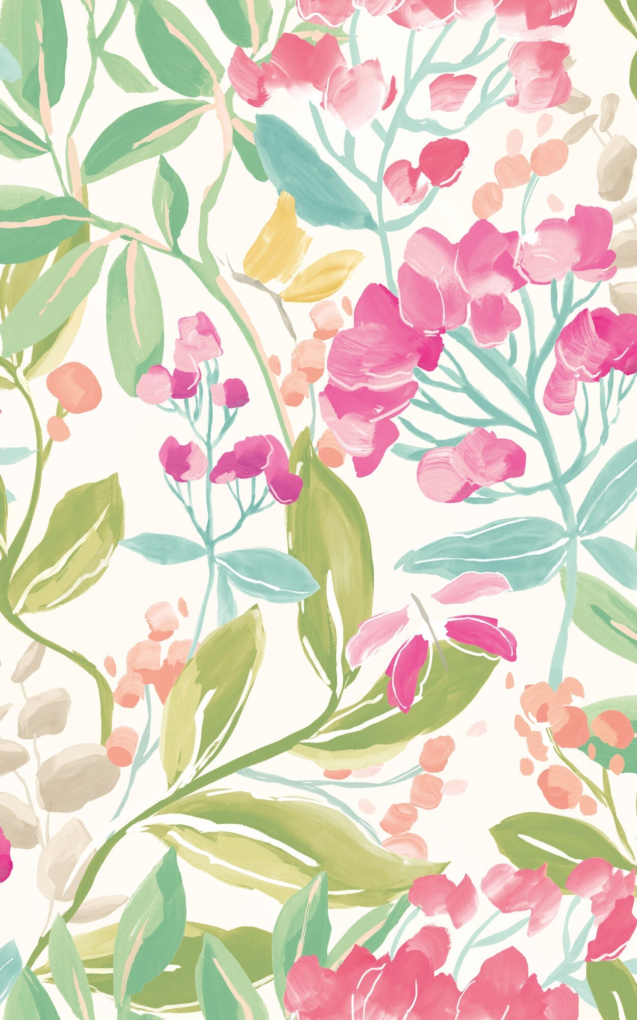 RON50102W Florence Pastel Mix Wallpaper by Ohpopsi