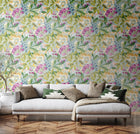 RON50103W Florence Petrol & Amethyst Wallpaper by Ohpopsi