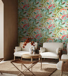 RON50104W Florence Ginger & Duckegg Wallpaper by Ohpopsi