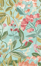 RON50104W Florence Ginger & Duckegg Wallpaper by Ohpopsi