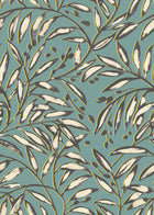 RON50112W Lorena Vine Petrol Wallpaper by Ohpopsi