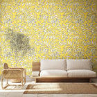 RON50115W Lorena Vine Sunshine Wallpaper by Ohpopsi