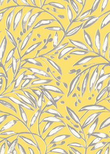 RON50115W Lorena Vine Sunshine Wallpaper by Ohpopsi