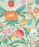 Clementine Seafoam Mix Riches of Nature Wallpaper by Ohpopsi